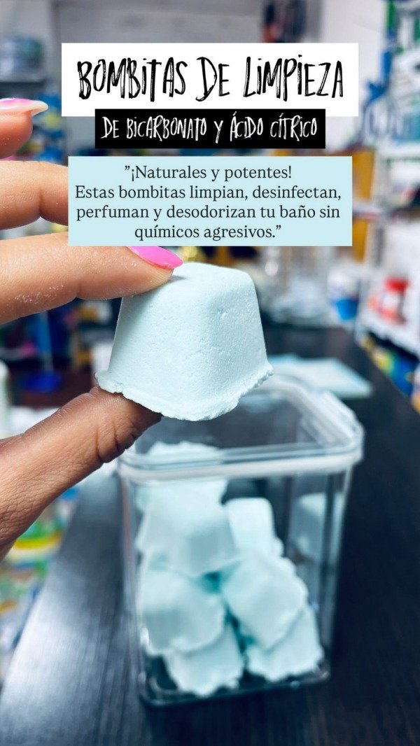 Producto - BOMBITAS DE LIMPIEZA (bicarbonato y acido cítrico)
