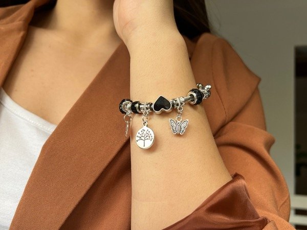 Producto - Pulsera de acero quirúrgico con dijes II