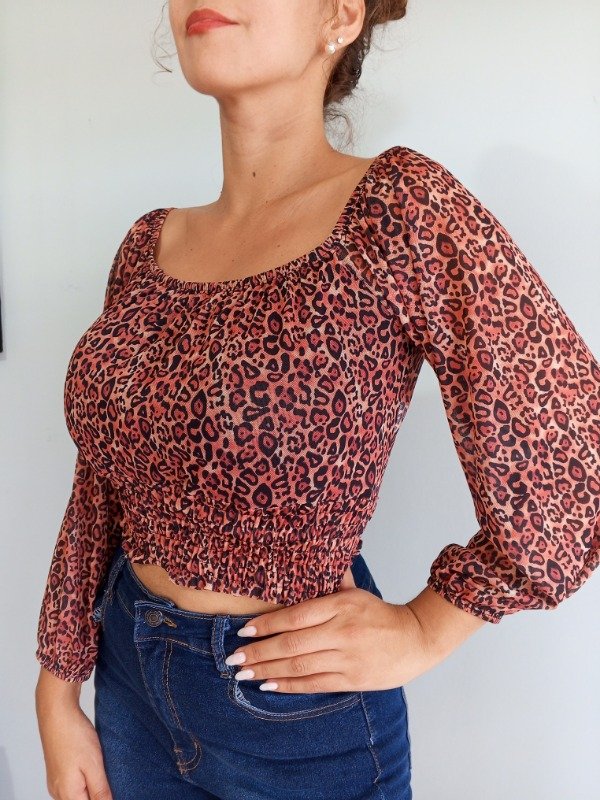 Crop top, animal print