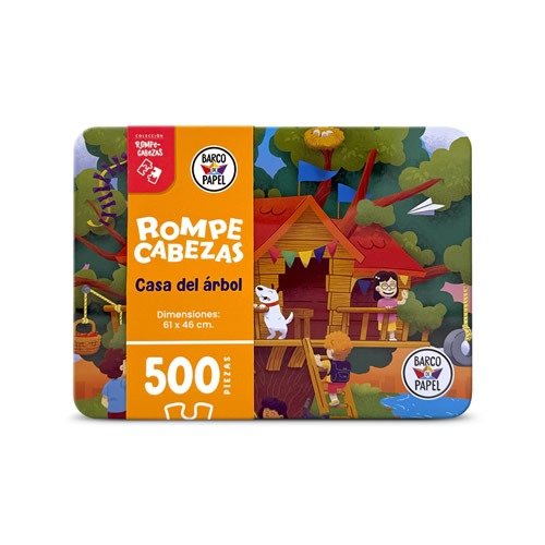Producto - Rompecabezas en lata 500 piezas - Casa del Árbol