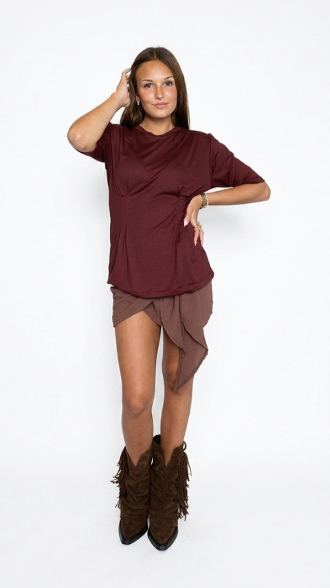 Producto - Remera Late Bordo
