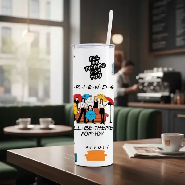 Producto - Vaso De Acero Con Sorbete Friends