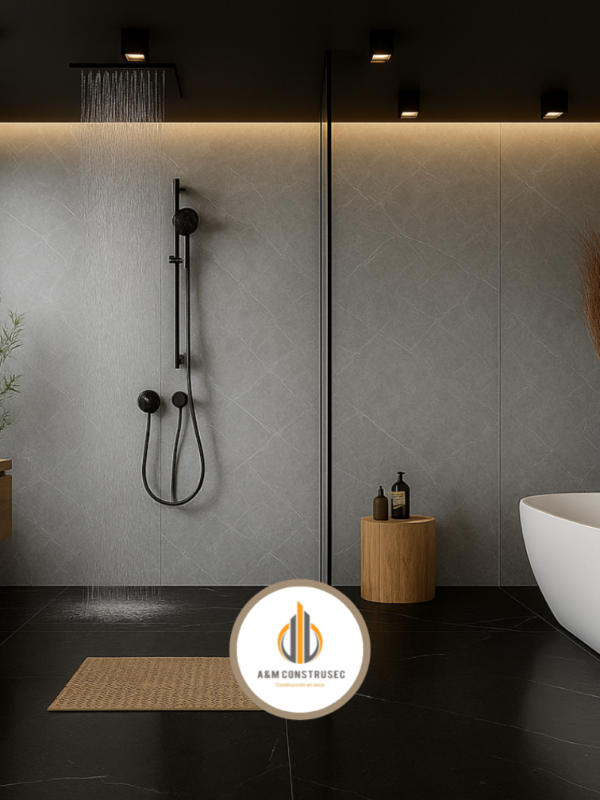 Producto - Placas de PVC Símil Mármol - Grey Gris