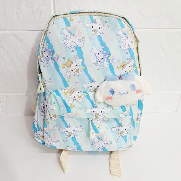 Producto - Mochila con Llavero "Cinnamaroll Celeste"