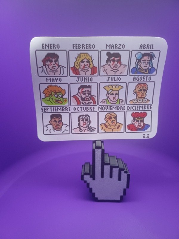 Producto - Sticker Street fighter meses