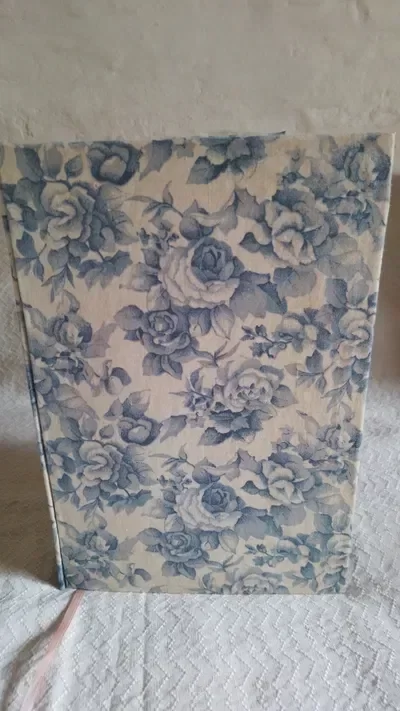 Producto - Cuaderno flores azules