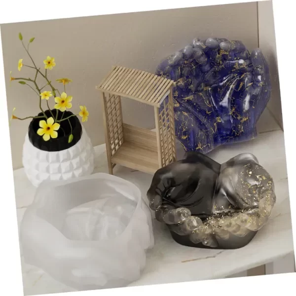 Producto - Molde silicona cuenco grande manos juntas - 12
