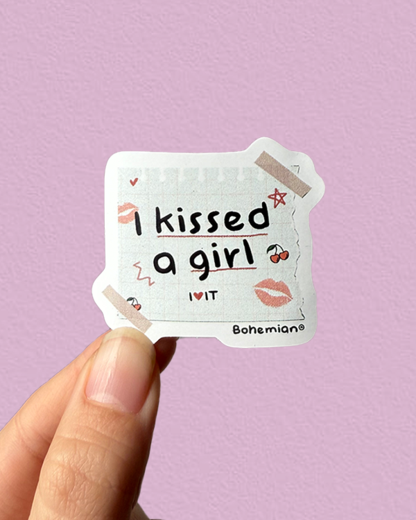 Producto - I KISSED A GIRL - Sticker Individual Katy Perry