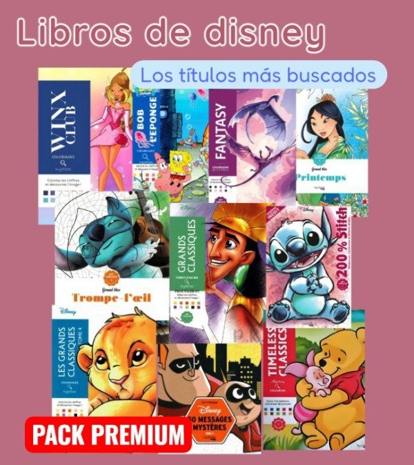 Producto - Pack x75 Libros disney Colorear
