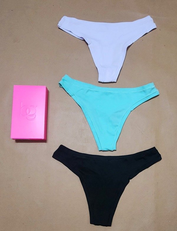 Producto - Pack X3 Bombachas Colaless de Algodon Brigitte 638