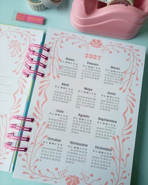 Producto - Agenda dos días Cosmos - 5