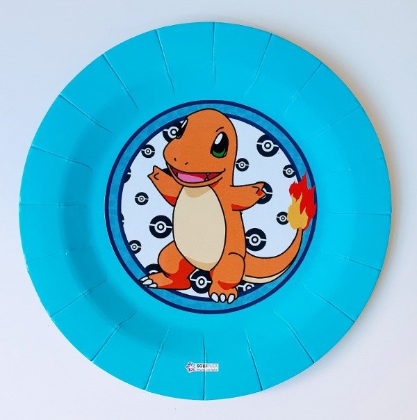 Producto - Pokemon Plato Descartables X 5 Unidades - 4