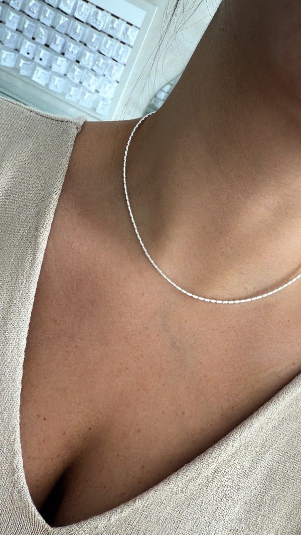 Producto - Choker canut lisa 40 a 43cm P925