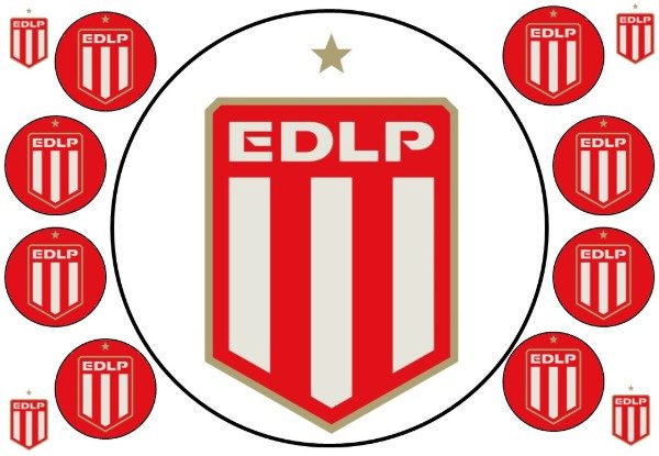 Producto - LAMINA ESTUDIANTES DE LA PLATA 4 REDONDA