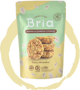 Producto - Quinoa Cookies Coco y Almendras Bria 100gr