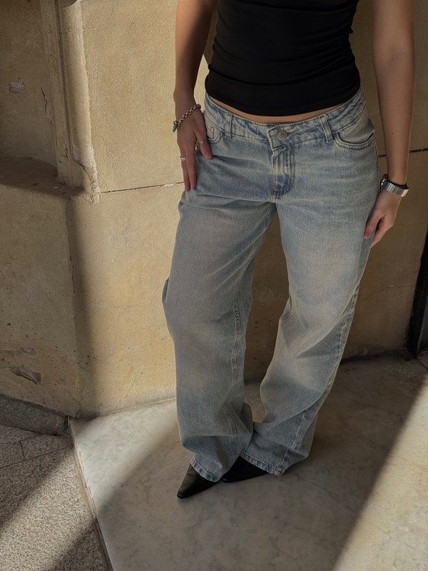 Producto - Jean tiro bajo óxido