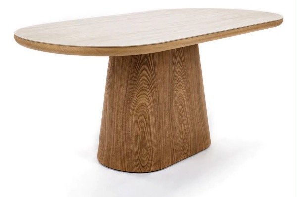 Producto - Mesa Madera natural y Piedra - 1
