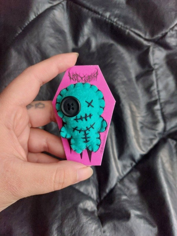 Producto - Mini Voodoo turquesa y negro