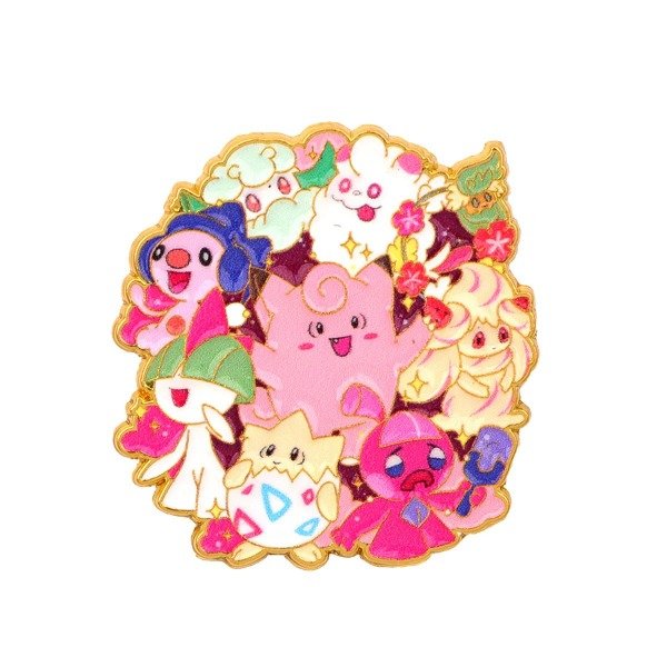 Producto - Pin Pokémon - Clefairy Set Rosa