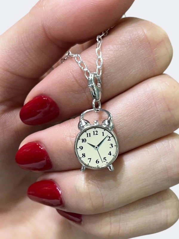 Producto - Dije Reloj de Plata