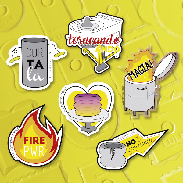 Producto - Pack x6 Stickers Ceramiqueros