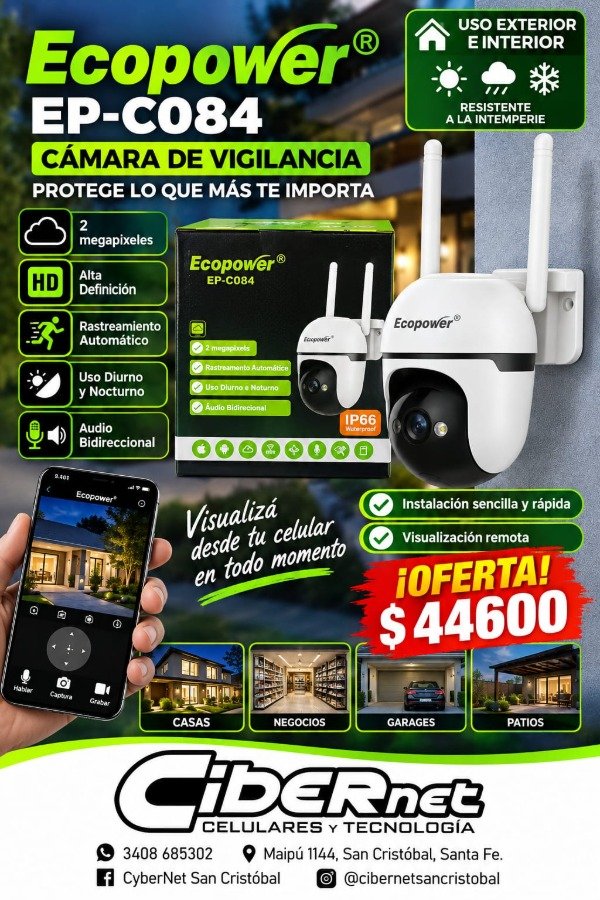 Producto - camara de seguridad Ecopower Ep-c084