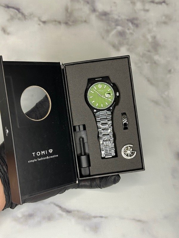 Producto - TOMI PLATA Y VERDE