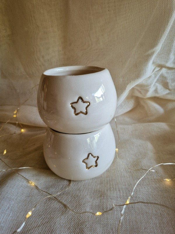 Producto - Cuenco bajo estrella en oro