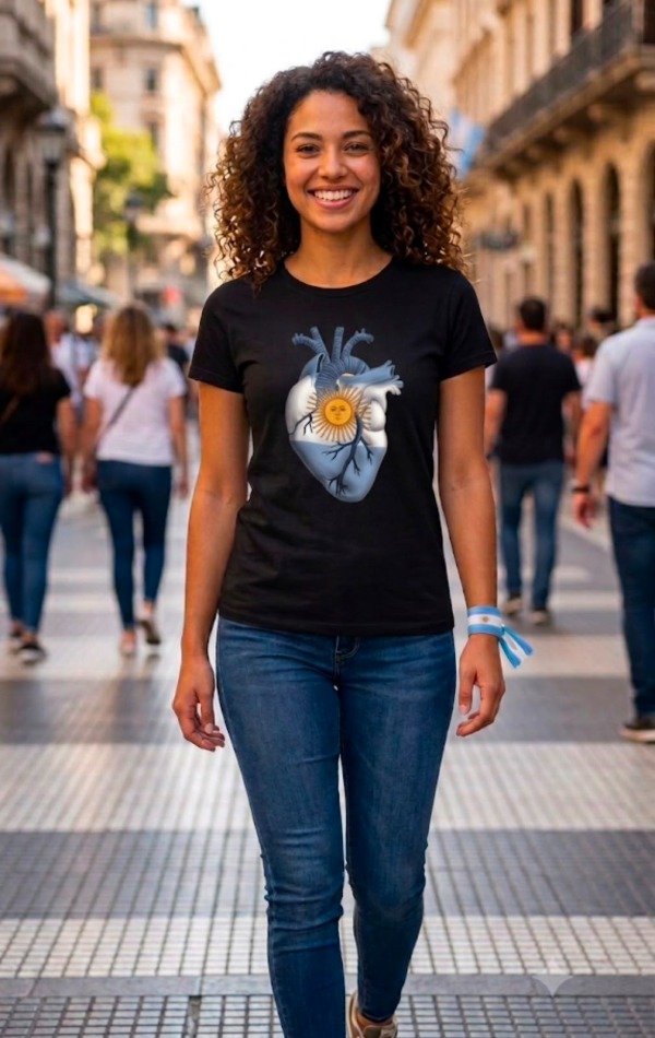 Producto - Remeras ARGENTINA Mujer - 1