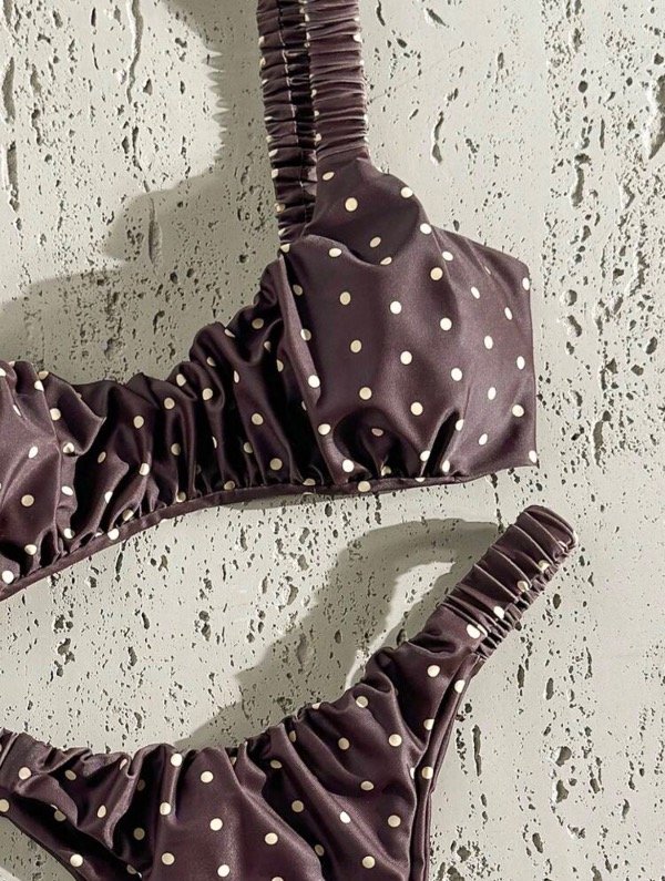 Producto - Bikinis a lunares marron - 2