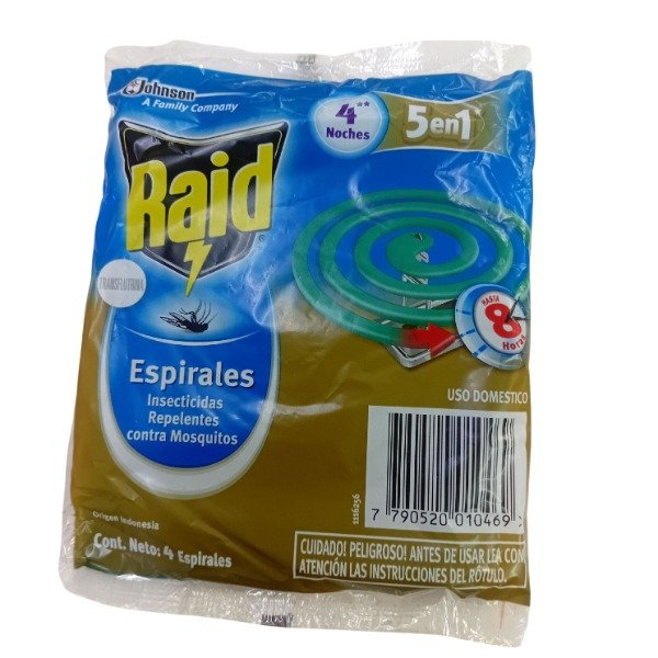 Producto - RAID ESPIRAL BOLSITA X4