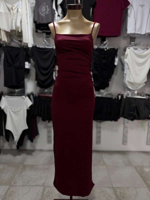 Producto - Vestido LARGO C/TAJO