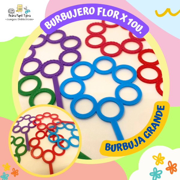 Producto - BURBUJERO FLOR X 10 U.