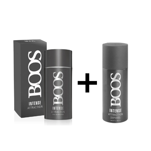Producto - COMBO PERFUME 90ml + DESODORANTE 150ml BOOS INTENSE ATRACTION