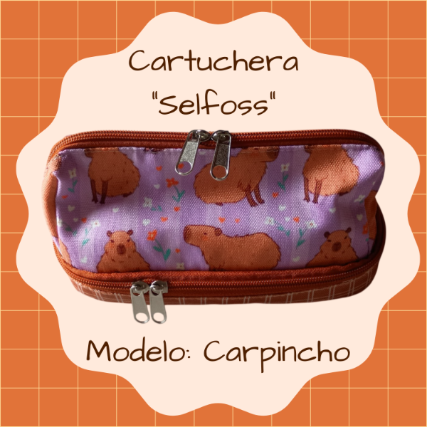 Producto - Cartuchera Selfoss - Modelo Carpincho