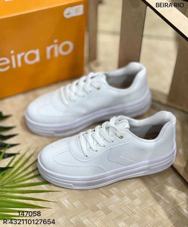 Producto - ZAPATILLAS BEIRA RIO plataforma blancas