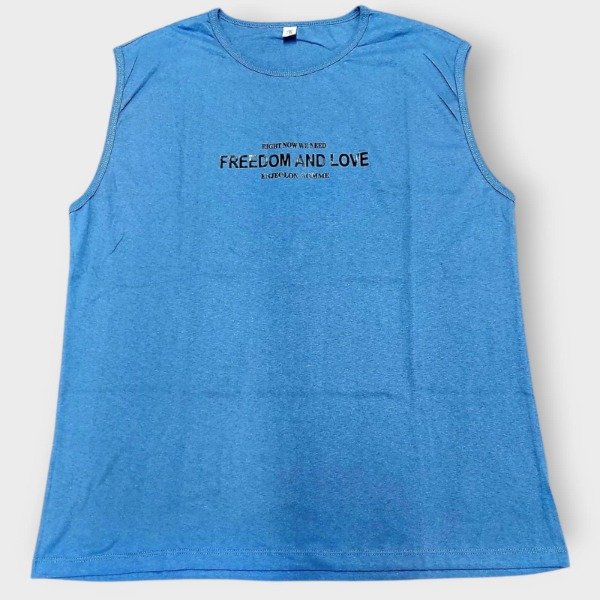 Producto - Musculosa de Hombre Freedom azul T8 T9