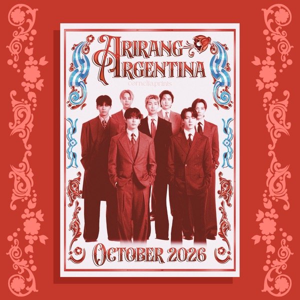 Producto - Print Fileteado Arirang BTS 2026
