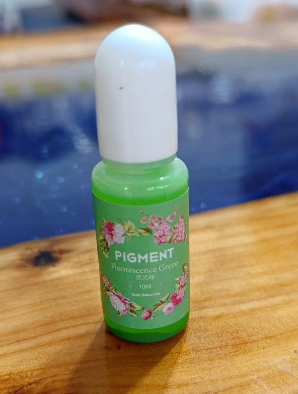 Producto - Pigmento pleno liquido x 10 ml - color Verde fluor