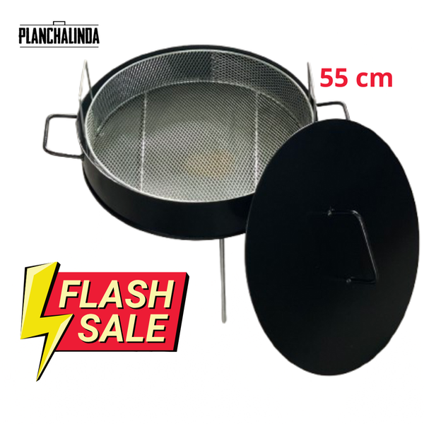 Producto - Disco de arado 55 cm con tapa + canasto freidor