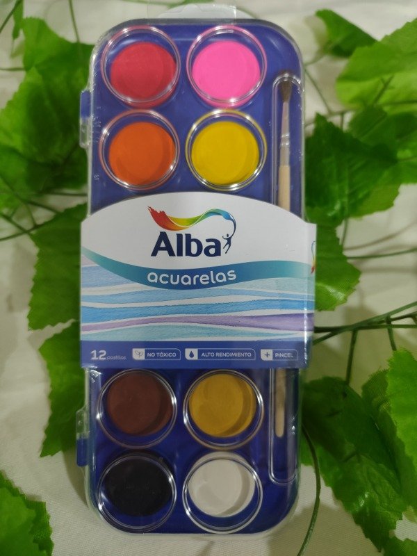 Producto - Acuarelas pastillas  x 12 de Alba