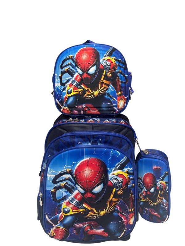 Producto - Spiderman Mochila + Cartuchera + Lonchera
