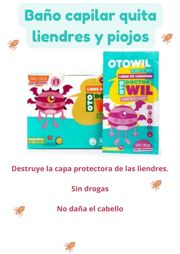 Producto - Baño capilar quita liendres y piojos