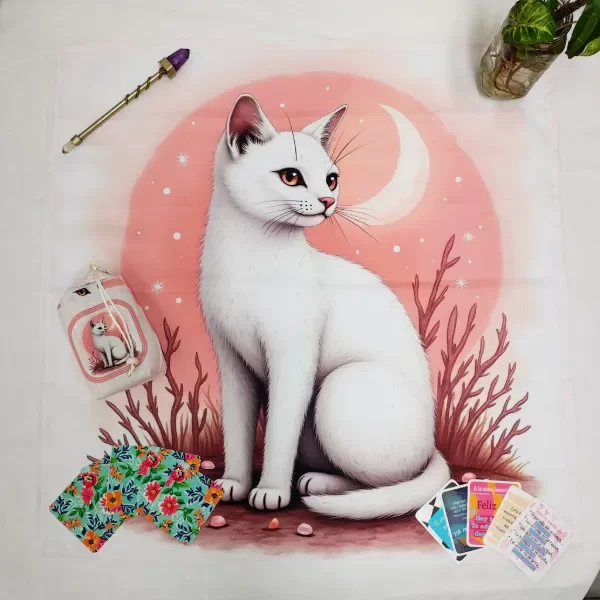 Producto - Paño gato blanco