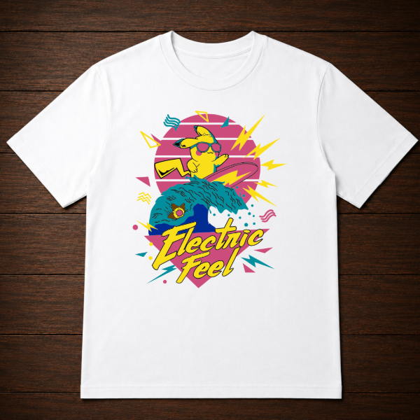 Producto - Remera - Pikachu electric feel (Pokemon) - 3