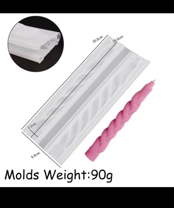 Producto - Molde de silicona vela clásica N18