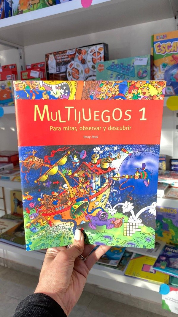 Producto - Libro de actividades "Multijuegos 1" de Dany Duel