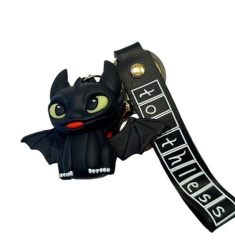Producto - Llavero goma Furia Nocturna cute