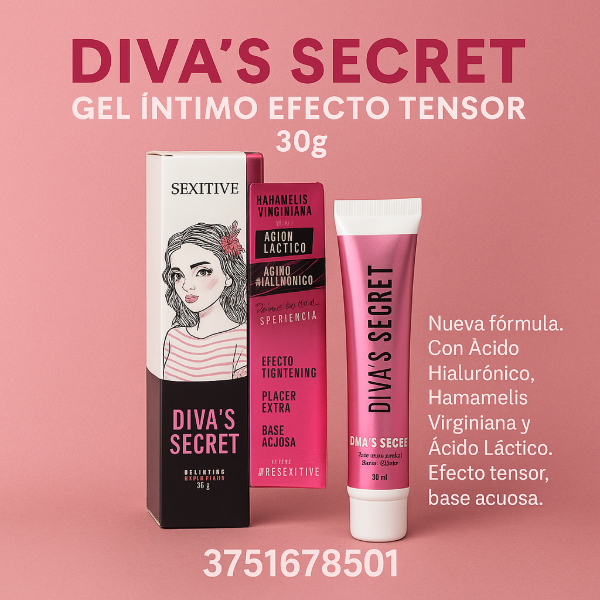Producto - Divas Secret Gel intimo EfectoTensor 30g Cod A16-17