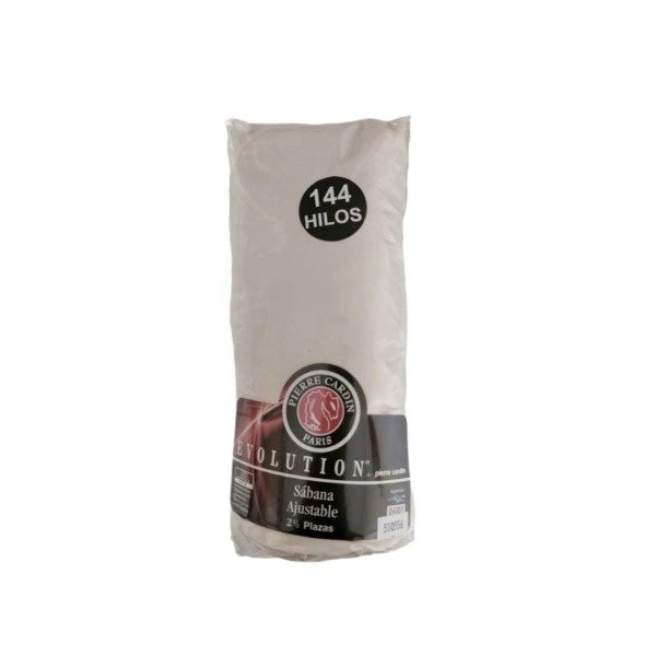 Producto - Sábana ajustable 2 y 1/2 Pierre Cardin té con leche